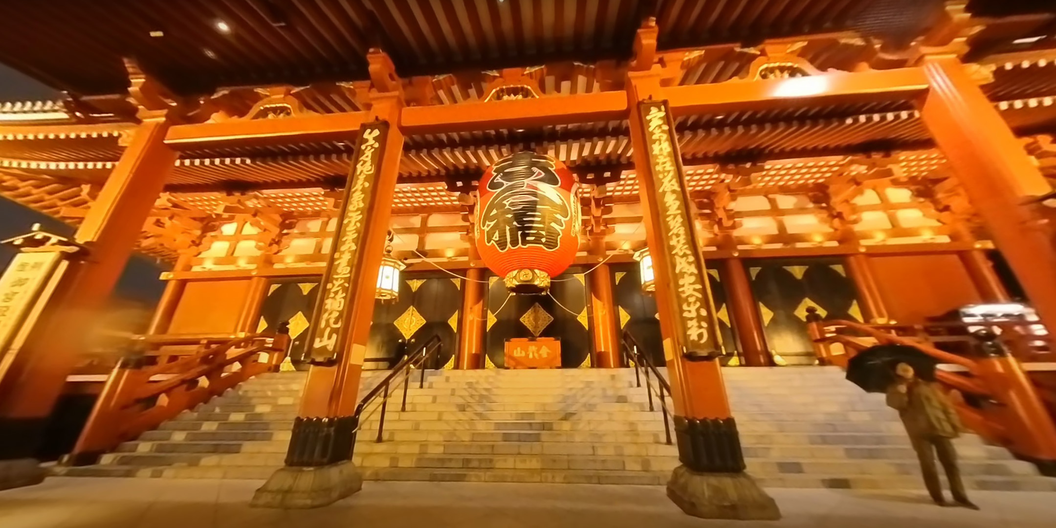【2022日本東京】淺草寺雨夜街景360體驗